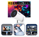 Mini Projetor Portatil 5g Wifi 6 Bluetooth 5.0 Android 11 HY300 Projetor 4K 1080 Full HD
