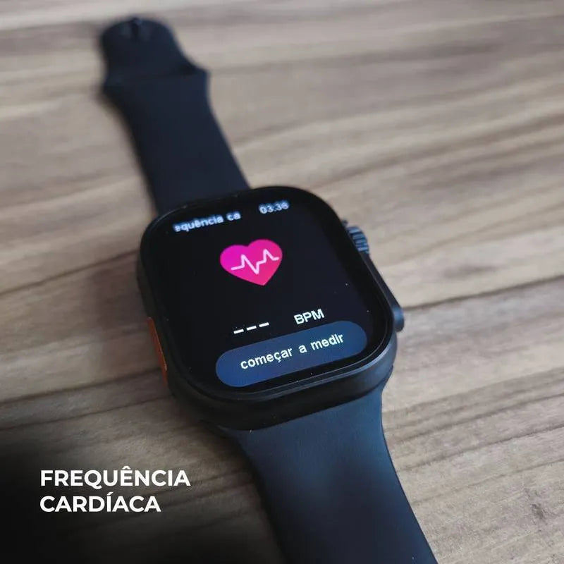 RELOGIO INTELIGENTE SMARTWATCH N10 ULTRA 49mm COM 4 PULSEIRAS - DOURADO