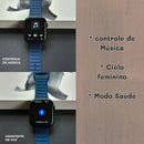 Relógio Inteligente Smartwatch Kalobee Watch N10 46mm com 3 Pulseiras