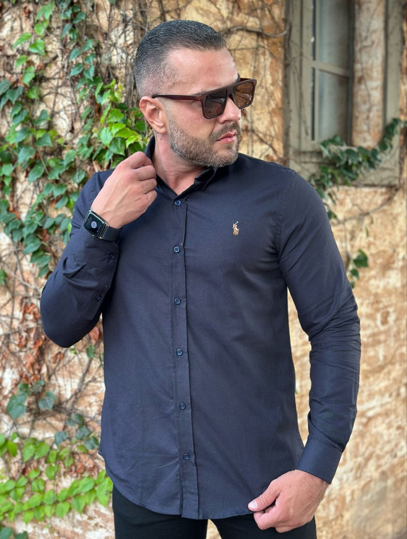 Camisa Social Premium Masculina Manga Longa