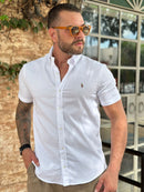 Camisa Social Premium Masculina Manga Curta