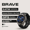 SMARTWATCH WEARZONE BRAVE | GPS | 5ATM Aprova de água do mar | Resistência IP69k