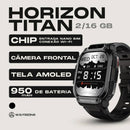 SMARTWATCH WEARZONE HORIZON TITAN 4G|Bateria de 950mAh|Amoled|Vidro Panda glass|2GB + 16GB