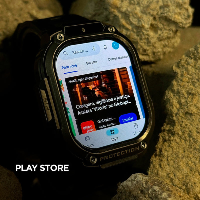 SMARTWATCH WEARZONE HORIZON TITAN 4G|Bateria de 950mAh|Amoled|Vidro Panda glass|2GB + 16GB